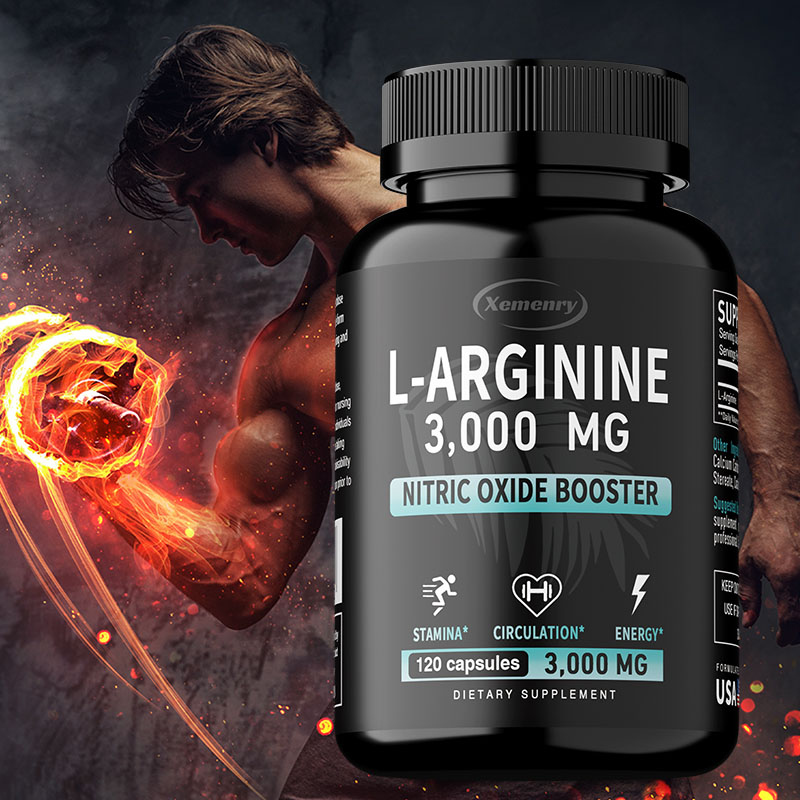 Pre Workout Supplement - L-Arginine - Mendukung Pertumbuhan Otot, Meningkatkan