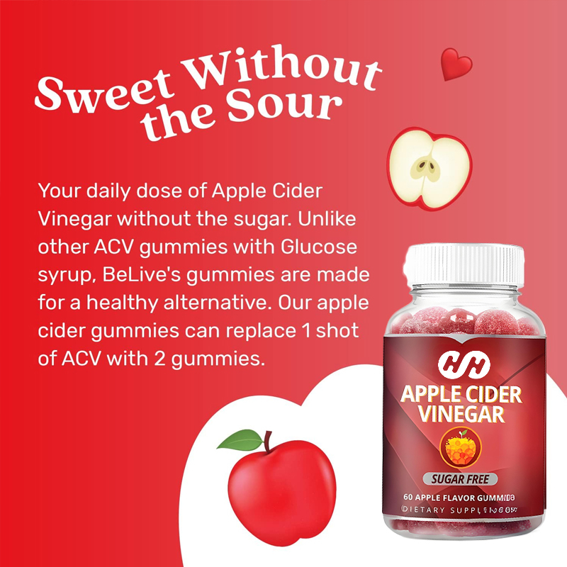 Apple Cider Vinegar Pill - 60 Permen Kunyah Cuka Apel -
