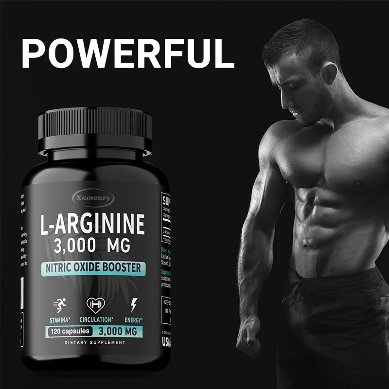 Pre Workout Supplement - Suplemen Kapsul L-Arginine - untuk Mendukung