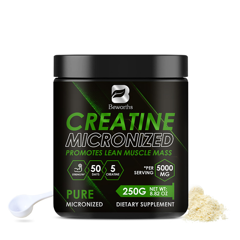 Pre Workout Supplement - Beworthers Creatine monohidrat bubuk 5000Mg untuk