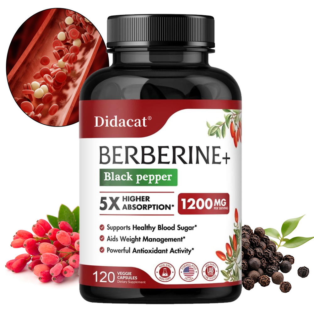 Apple Cider Vinegar Pill - Suplemen Berberine 1200mg - Berberine HCL