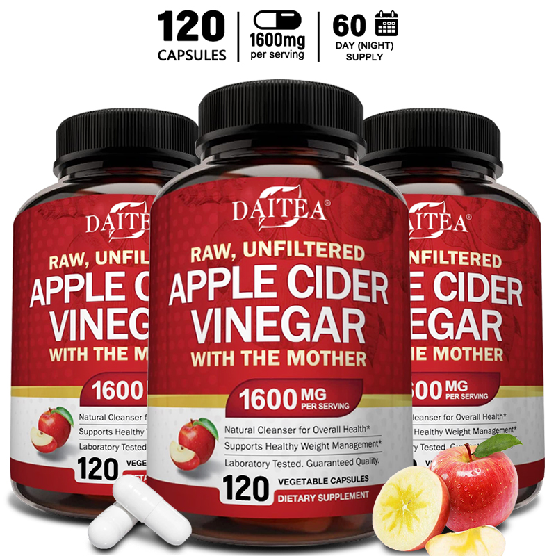 Apple Cider Vinegar Pill - Cuka sari apel 1600 mg dengan