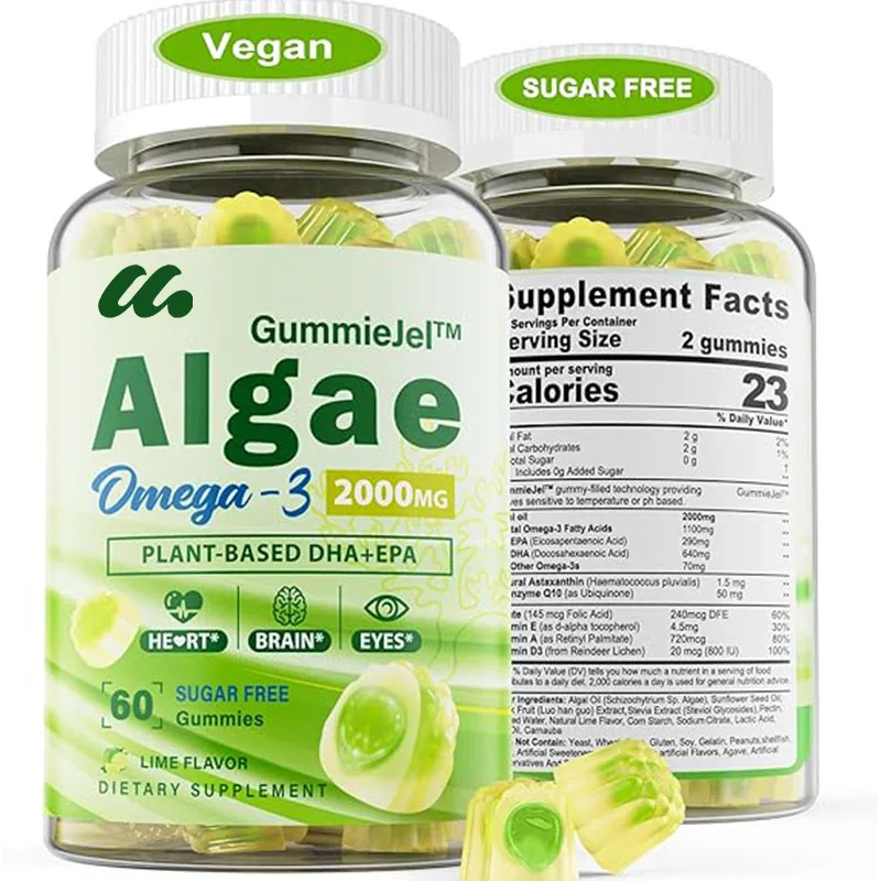 Multivitamin Gummy Adult - Suplemen gummy Omega 3 vegetarian, bebas
