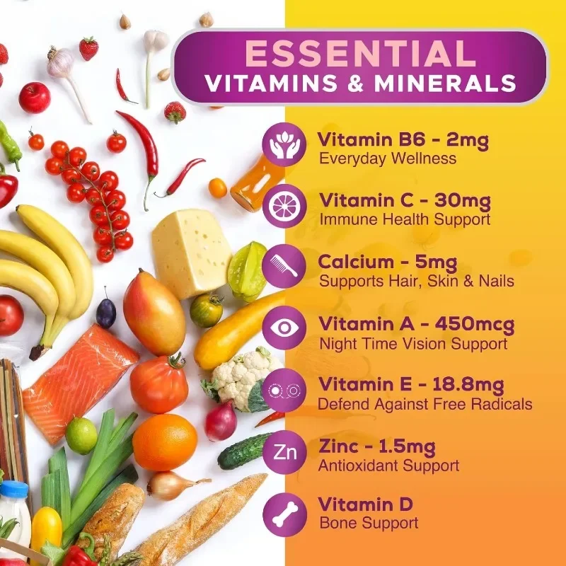 Permen Vitamin Multivitamin -  - Multivitamin Gummy Adult ulasan dan harga