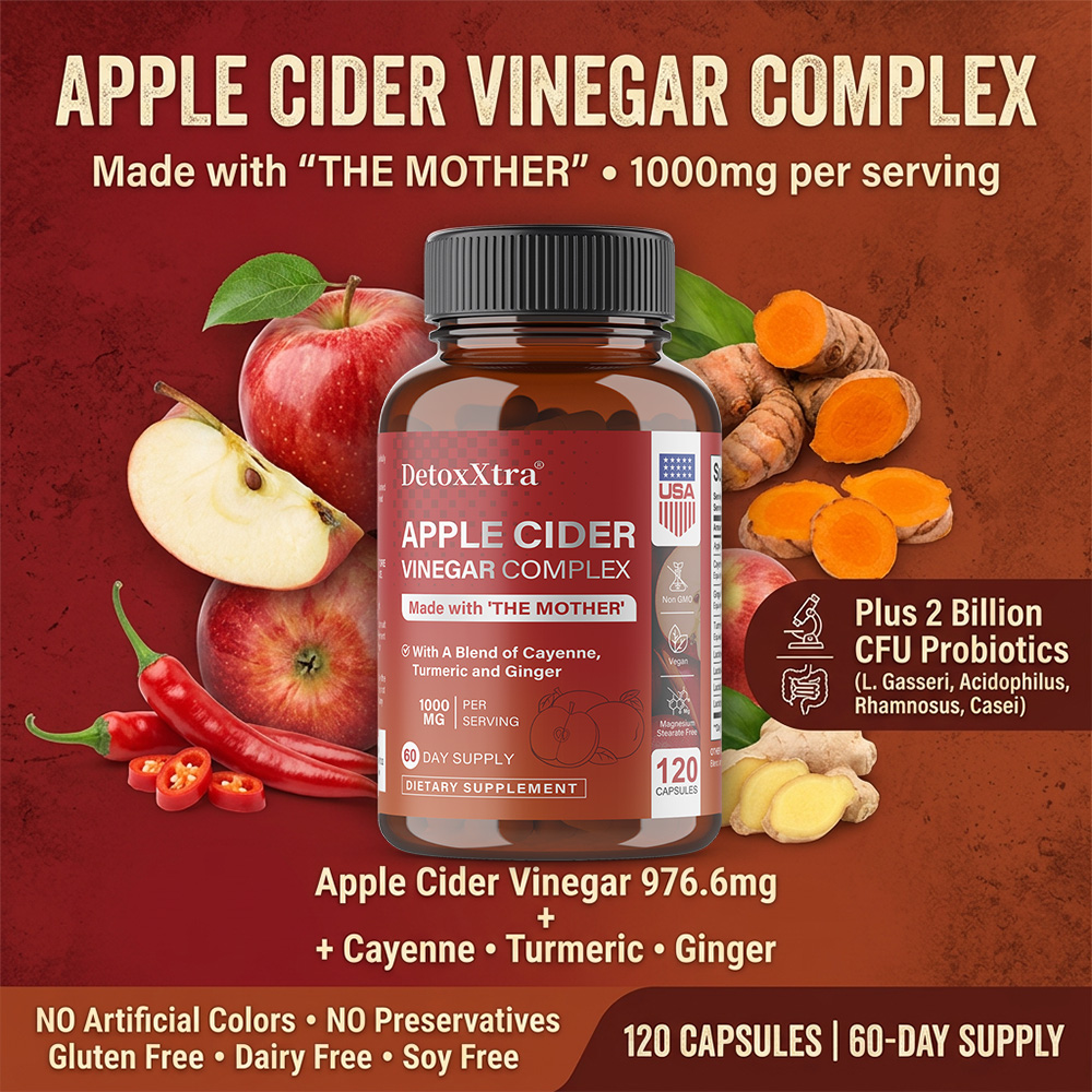 Kapsul Cuka Apel dengan Probio - Apple Cider Vinegar Pill ulasan dan harga