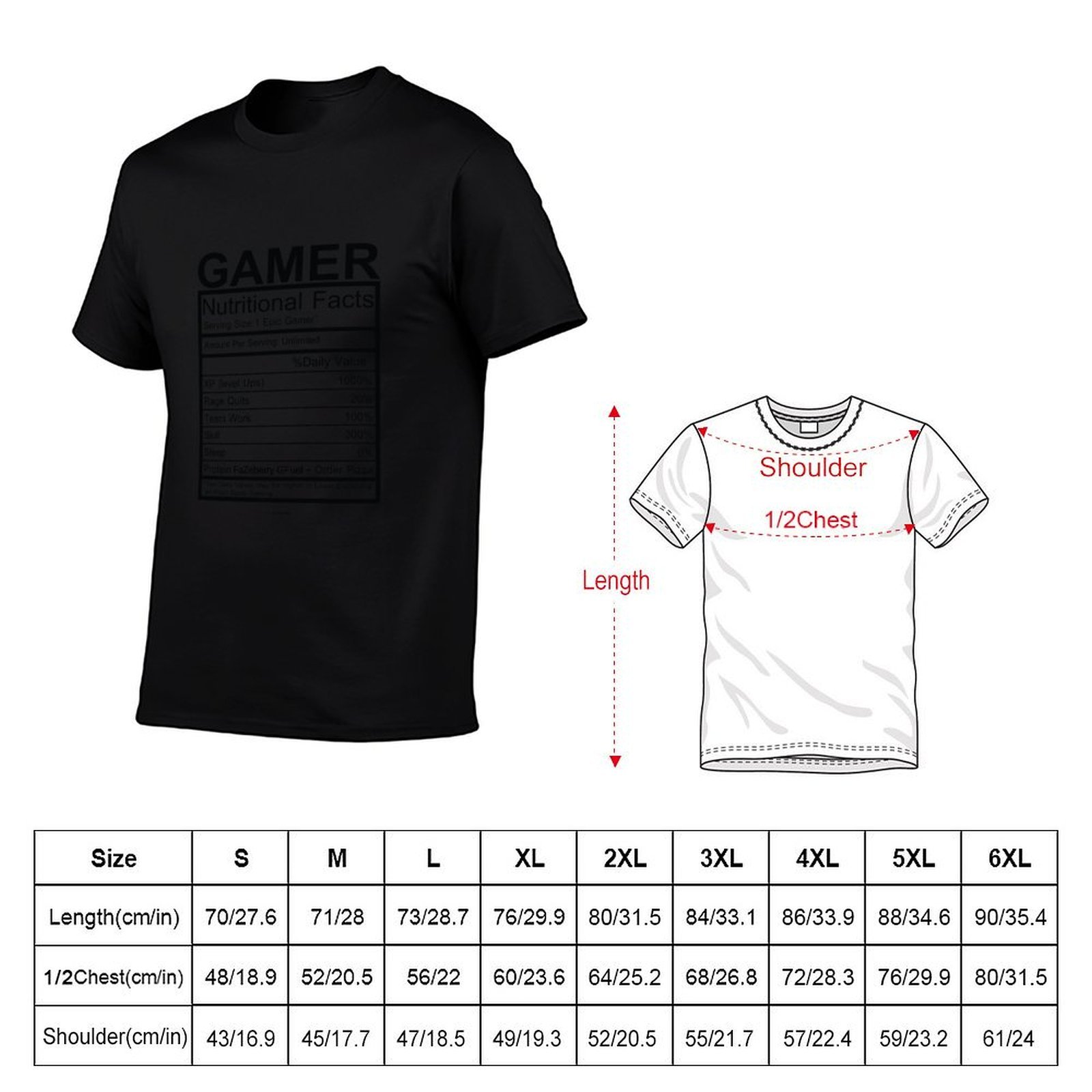 T-Shirt Bagan Fakta Nutrisi Ga - T Nutrition Fitness ulasan dan harga