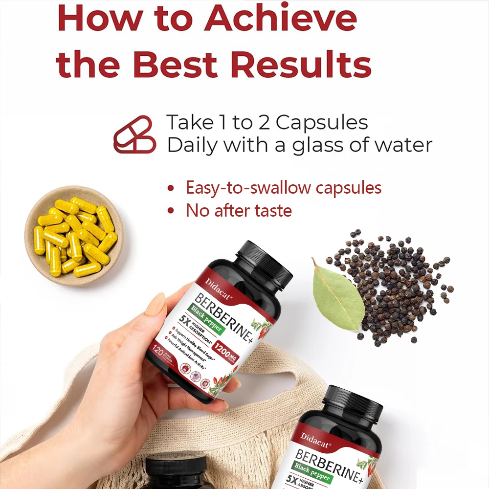 Berberine suplemen HCl-untuk m - Apple Cider Vinegar Pill ulasan dan harga