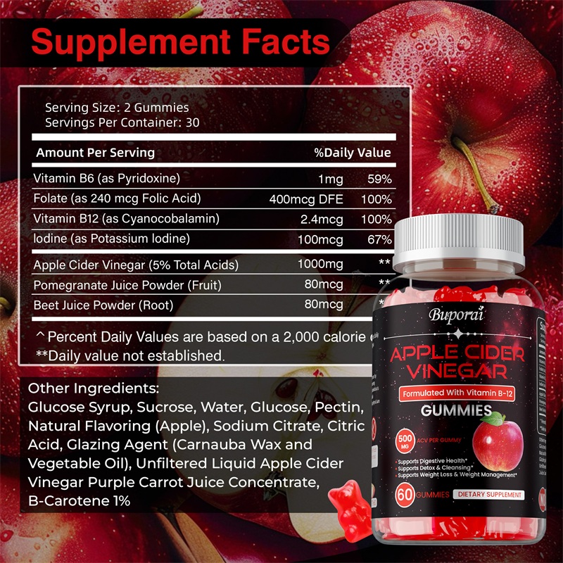 Permen Jeli Cuka Sari Apel - M - Apple Cider Vinegar Pill ulasan dan harga