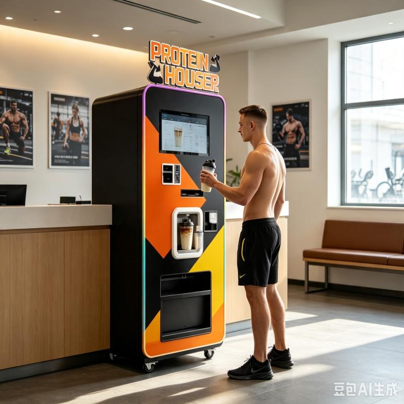 Mesin Penjual Protein Shake ya - Nutrition Fitness Gym ulasan dan harga