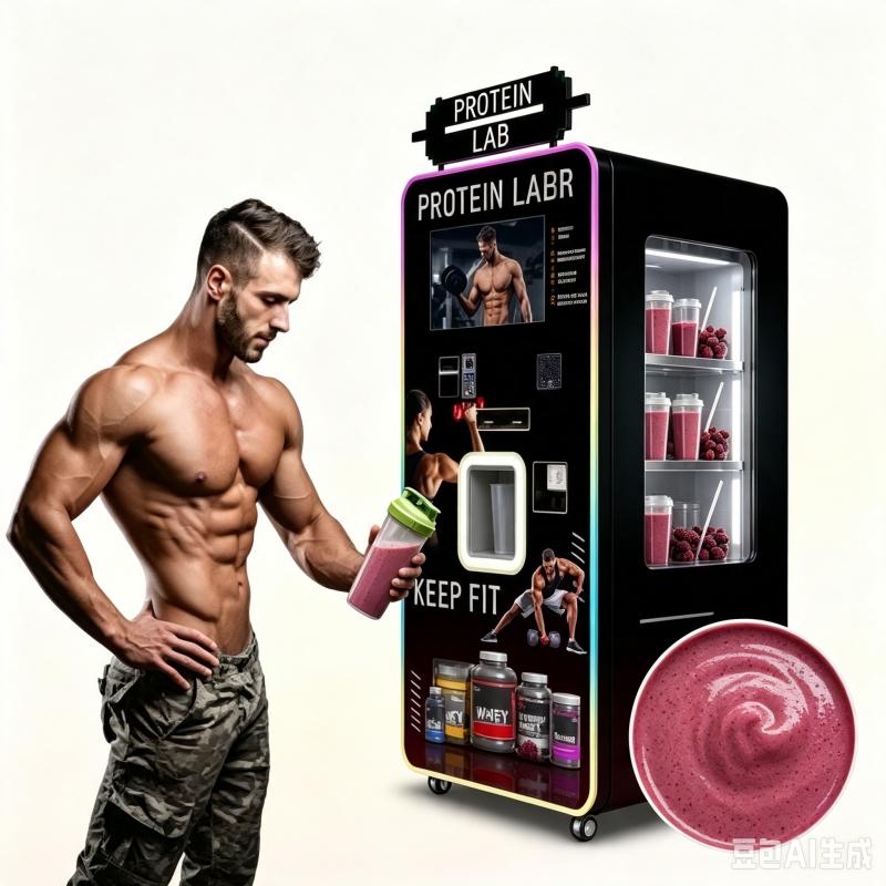 Mesin Penjual Protein Shake ya - Nutrition Fitness Gym ulasan dan harga