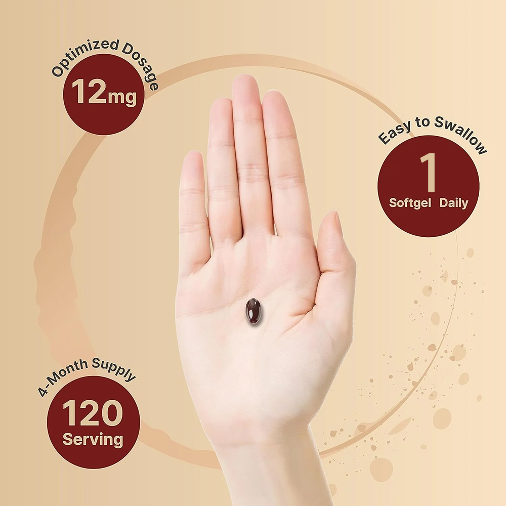 Astaxanthin 12mg Softgels - Su - Pre Workout Supplement ulasan dan harga