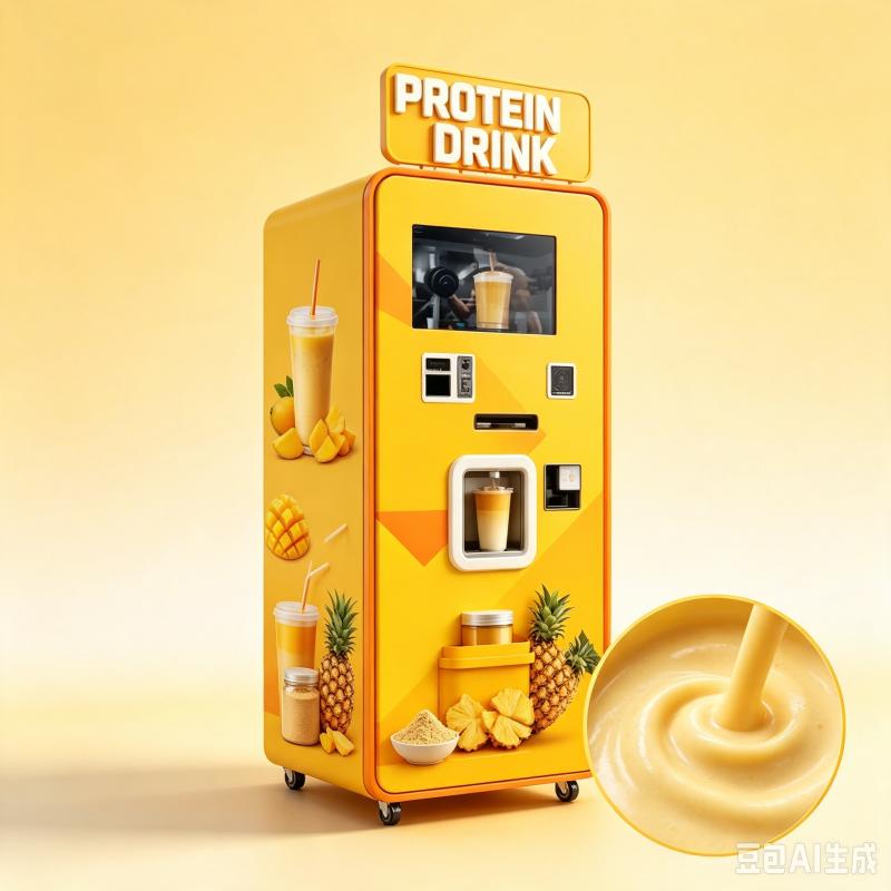 Mesin Penjual Minuman Protein  - Nutrition Fitness Gym ulasan dan harga
