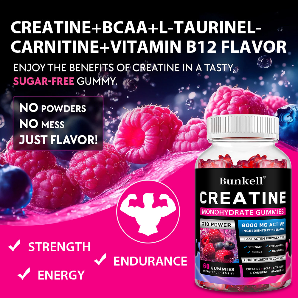 Permen Jeli Creatine Monohydra - Pre Workout Supplement ulasan dan harga