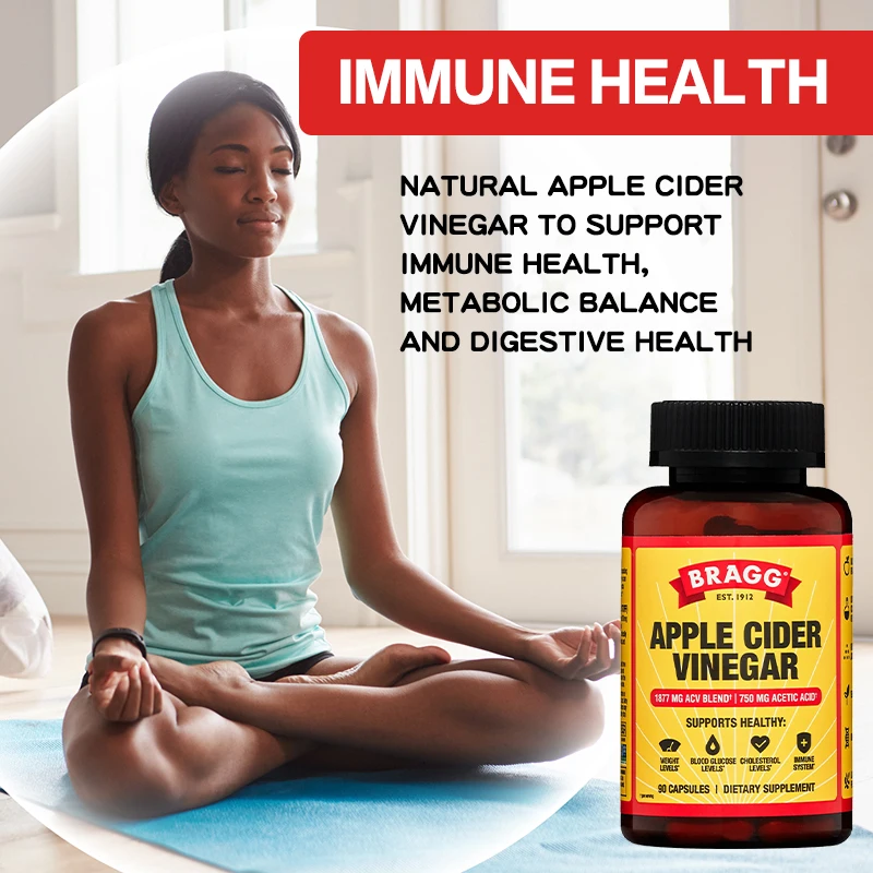 Cuka sari apel Bragg-dukungan  - Apple Cider Vinegar Pill ulasan dan harga