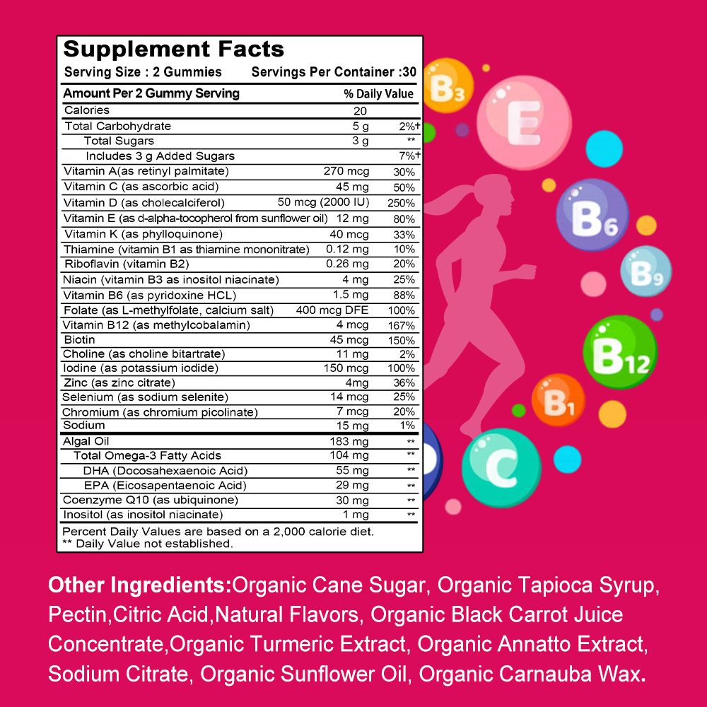 Permen Multivitamin Wanita - M - Multivitamin Gummy Adult ulasan dan harga