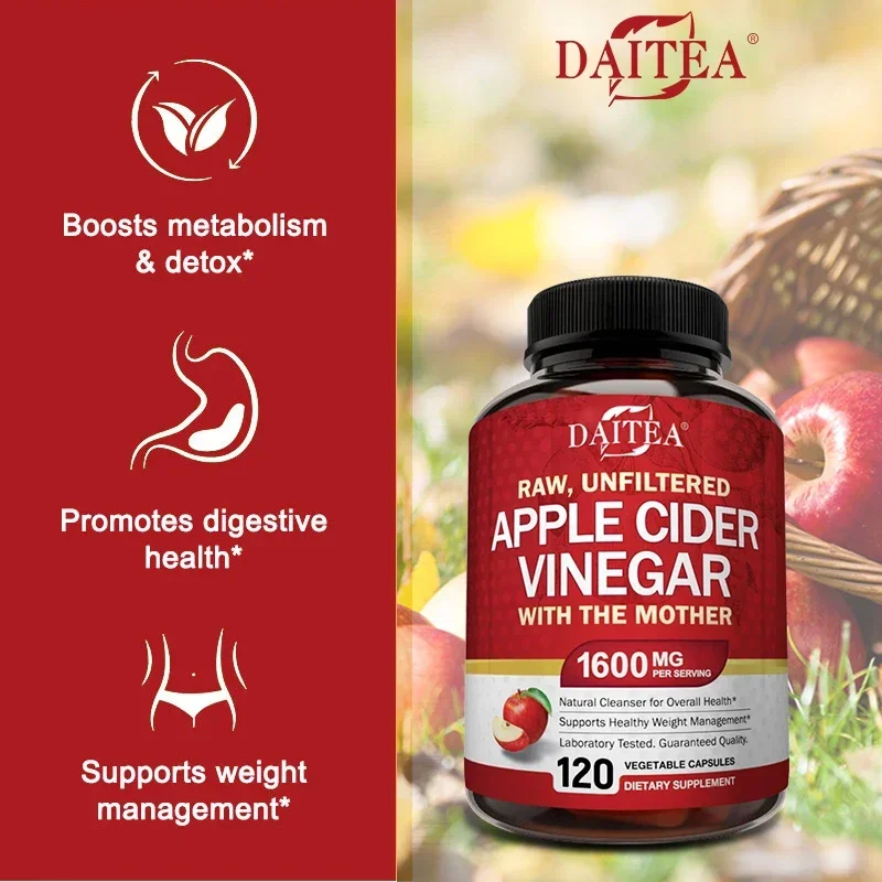 Cuka sari apel 1600 mg dengan  - Apple Cider Vinegar Pill ulasan dan harga