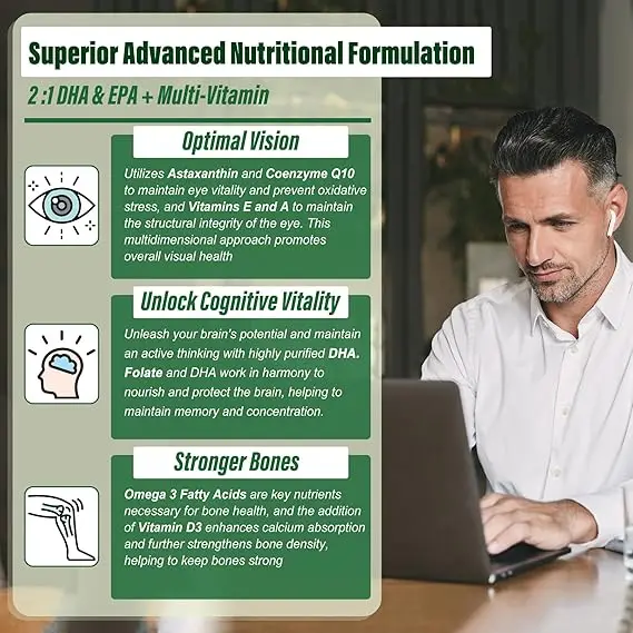 Suplemen gummy Omega 3 vegetar - Multivitamin Gummy Adult ulasan dan harga