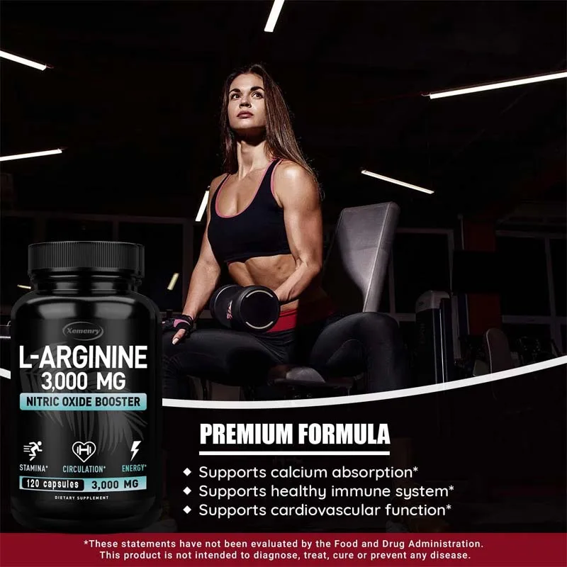 L-arginine 3000mg pendukung en - Pre Workout Supplement ulasan dan harga