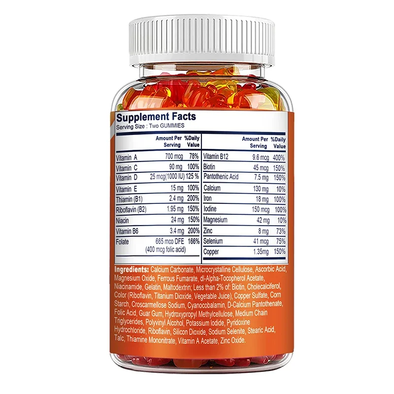 Permen Multivitamin Wanita - E - Multivitamin Gummy Adult ulasan dan harga